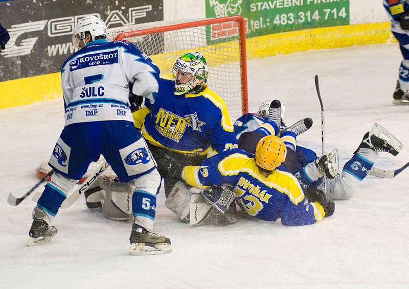 Z utkání Jablonec - Nymburk 1:7.