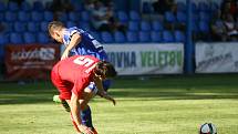 Z fotbalového utkání MOL Cupu Kolín - Králův Dvůr (0:1)