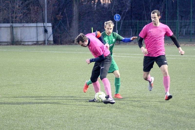Z přípravného fotbalového utkání Polaban Nymburk - Slovan Lysá (5:0)