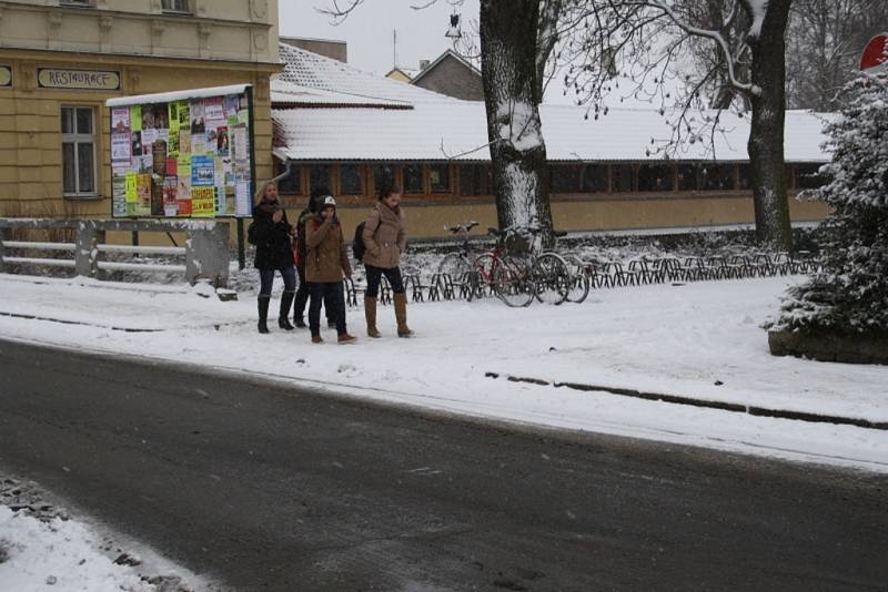 Do Nymburka se vrátila zima.