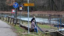 Soutok v sobotu po obědě nebyl cílem turistů ani místních.