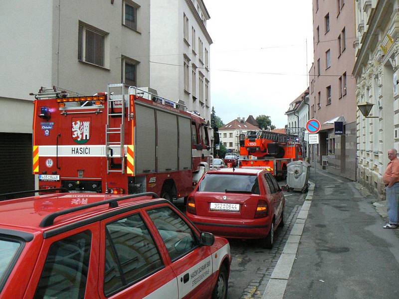 V Nymburce vyjížděli večer hasiči k planému poplachu