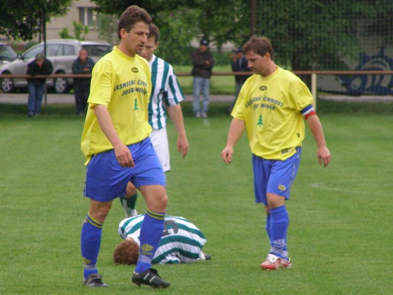 Z utkání I.A třídy Sokoleč - Kutná Hora (1:1)