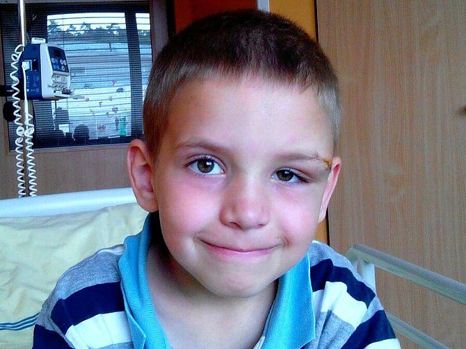 Míša je prostředním dítětem rodiny z Milovic. Vzácná nemoc vyžadující náročnou léčbu se mu v září vrátila.