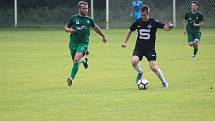 Z přípravného fotbalového utkání Slovan Poděbrady - Polaban Nymburk (5:1)