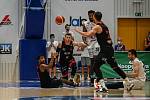 Z basketbalového utkání Kooperativa NBL Děčín - Nymburk (74:92)