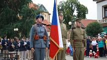 Sokolský slet na hřišti Slovanu v Poděbradech