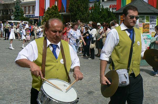 Mezinárodní festival dechových orchestrů v Nymburce.