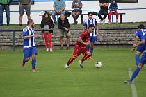 Z fotbalového utkání I.A třídy Slovan Poděbrady - Union Čelákovice (1:4)