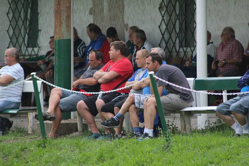 Z fotbalového utkání krajského přeboru Semice - Poříčany (1:0)