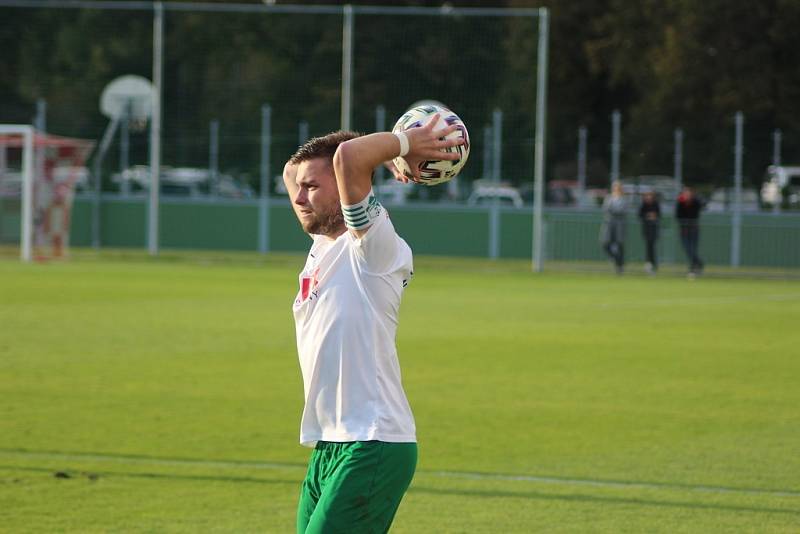 Z fotbalového utkání krajského přeboru Bohemia Poděbrady - Polaban Nymburk (2:0)