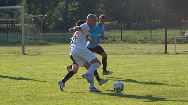 Z fotbalového utkání I.A třídy Bohemia Poděbrady - Luštěnice (3:2)