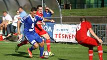 Z fotbalového utkání MOL Cupu Kolín - Králův Dvůr (0:1)