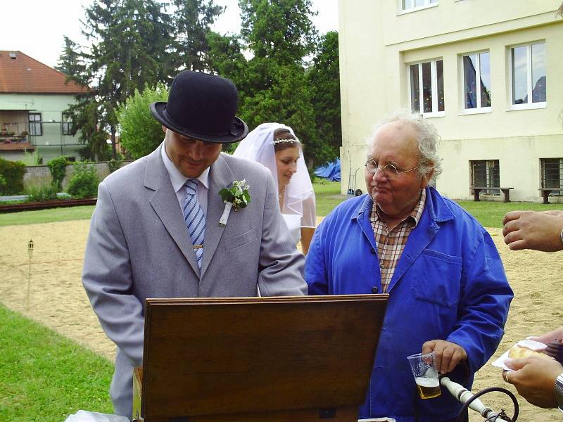 Ze svatby Ondřeje a Kláry Čenovských v roce 2009