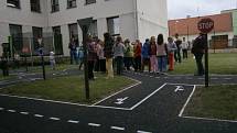 Městečtí otevřeli dopravní hřiště u školy