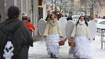 Krampus čerti v Lysé nad Labem v sobotu 4. prosince 2021.