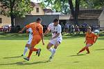 Z okresního fotbalového derby krajské I.B třídy Sokoleč - Bohemia Poděbrady (3:0)