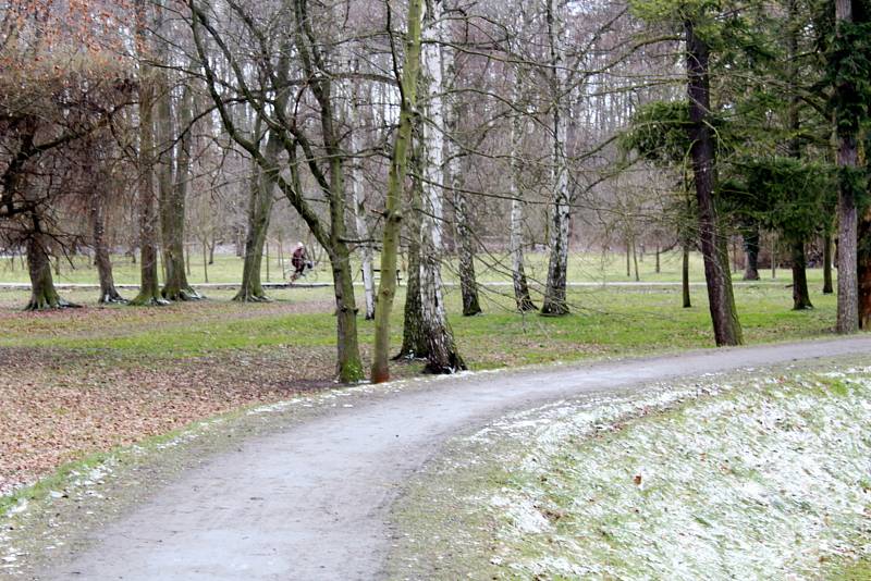 Neumannovy sady v Poděbradech.