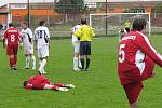 Z utkání Polaban Nymburk - Kolín 2:4.