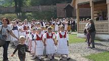 Staročeské dožínky v Přerově nad Labem.