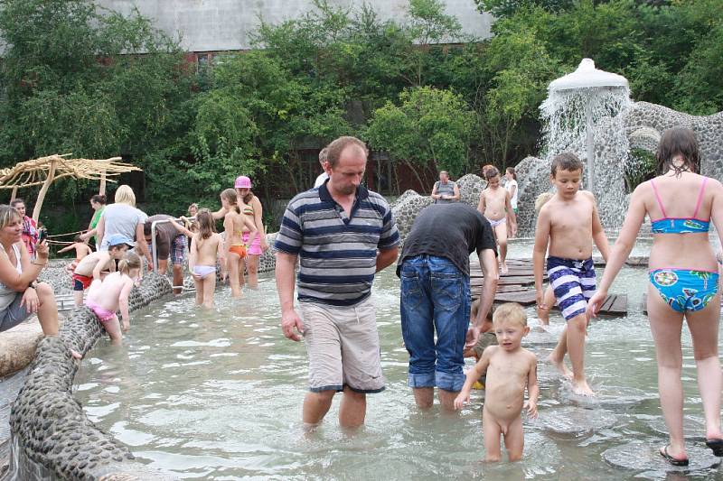 Milovický zábavní park Mirakulum v sobotu 25. července otevřel oficiálně nový vodní svět.