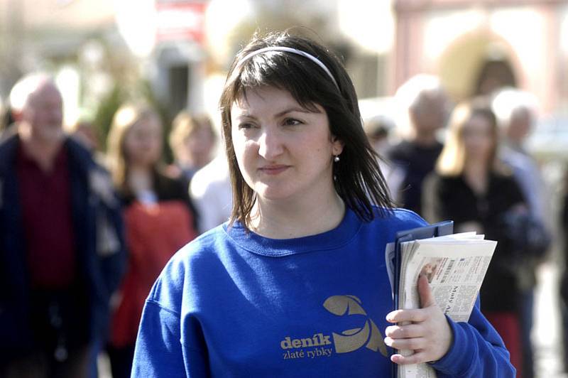 Chcete předplatné Nymburského deníku? Stačí vyhledat Jasminu Rampasovou.