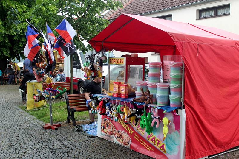 Z folkového festivalu Ve stínu vodárenské věže v Nymburce.