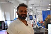 MUDr. Robert Kučera - primář urgentního příjmu a náměstek léčebně-preventivní péče v nymburské nemocnici.