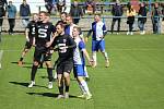 Z fotbalového utkání I.A třídy Slovan Poděbrady - Pšovka Mělník