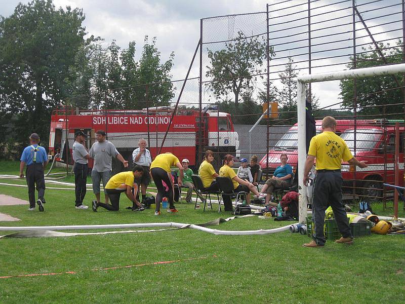 Soutěž v hasičském sportu v Opolanech