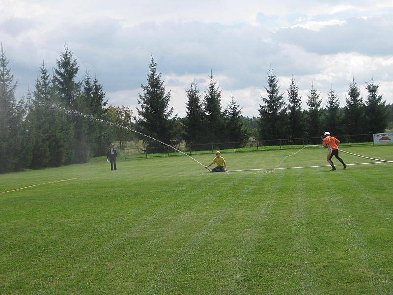 Soutěž v hasičském sportu v Opolanech