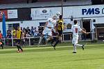 Z fotbalového derby I.B třídy Bohemia Poděbrady - Slovan Poděbrady (2:1)