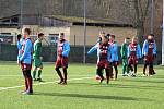 Z přípravného fotbalového utkání Bohemia Poděbrady - Polaban Nymburk (3:1)