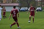 Z fotbalového utkání okresního přeboru Bohemia Poděbrady B - Jíkev (0:1)