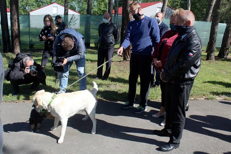 V jiřické věznici odstartovala další fáze projektu Tlapka v dlani.