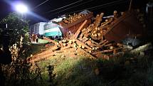 V Nymburce se srazily dva nákladní vlaky