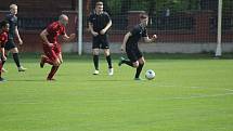 Z fotbalového utkání I.A třídy Slovan Poděbrady - Čáslav B