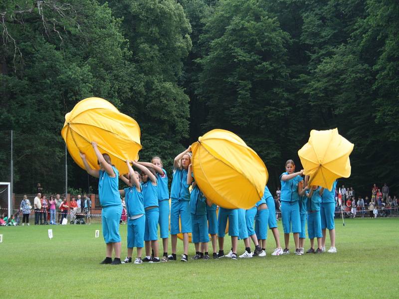 Sokolský slet v Poděbradech