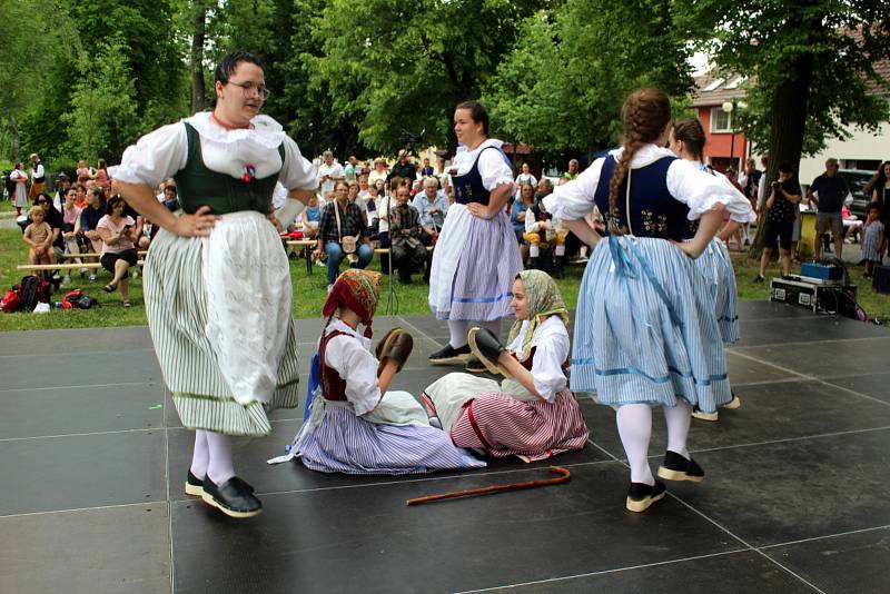 Z folklorního festivalu Polabská vonička.
