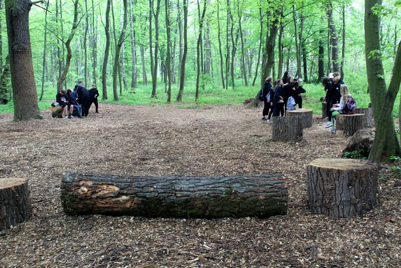 Ze slavnostního otevření lesoparku Obora v Poděbradech po dvouleté proměně.