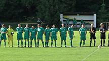 Z fotbalového utkání okresního přeboru Přerov nad Labem - Všejany (3:2)