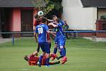 Z přípravného fotbalového utkání Slovan Poděbrady - Český Brod B (1:4)