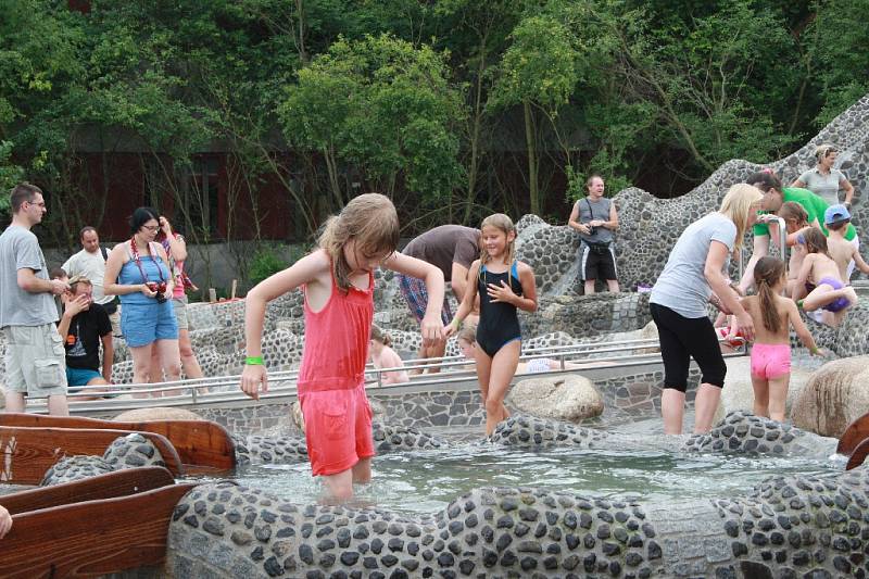 Milovický zábavní park Mirakulum v sobotu 25. července otevřel oficiálně nový vodní svět.