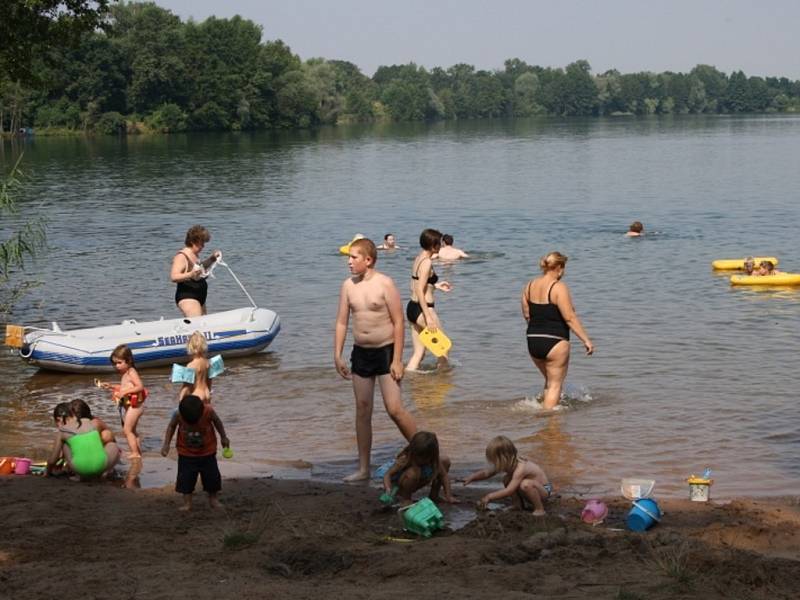 Jezero v Sadské.