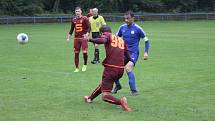 Z fotbalového utkání krajské I.A třídy Slovan Poděbrady - Záryby