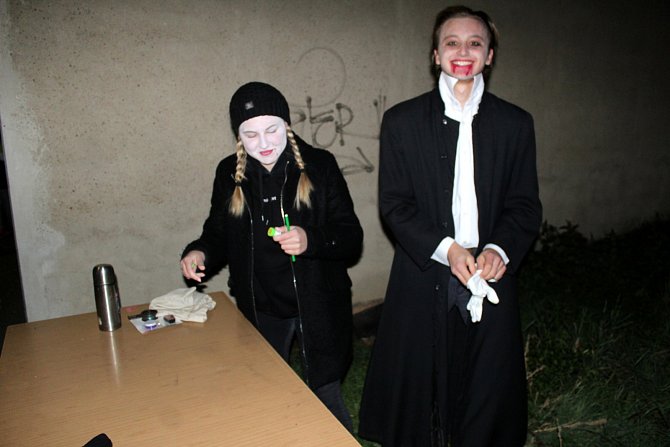 V pátek si děti užily tradiční soutěž Nymburk plný strašidel.