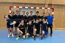 Futsalisté z Gymnázia Jiřího z Poděbrad