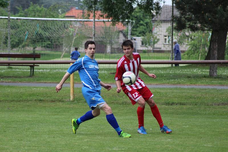 Z okresního fotbalového derby I.B třídy Sokoleč - Milovice (4:1)