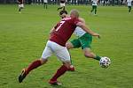 Z fotbalového utkání krajského přeboru Bohemia Poděbrady - Polaban Nymburk (2:0)