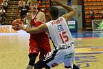 Z basketbalového utkání play off Nymburk - Svitavy (107:70)